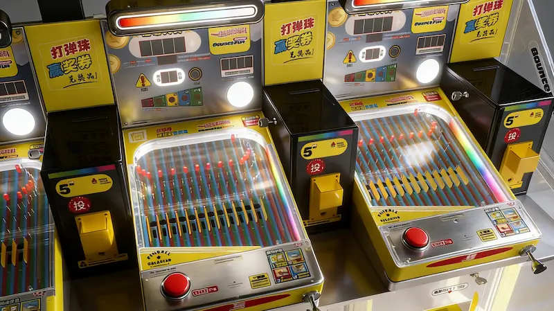 Galastar Bounce Fun 3 – 3 Players Pinball Machine Detials Galastar Bounce Fun 3 - 3 Players Pinball Machine Detials