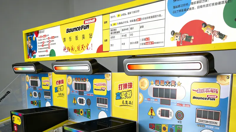Galastar Bounce Fun 3 – 3 Players Pinball Machine Detials Galastar Bounce Fun 3 - 3 Players Pinball Machine Detials