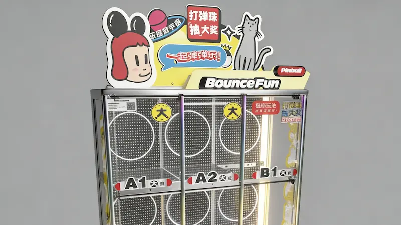 Galastar Bounce Fun X1 Ultra Pinball Machine Details