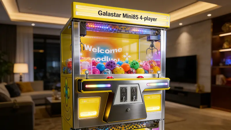 Galastar Mini85 commercial 4-player claw machine wholesale for arcade operators