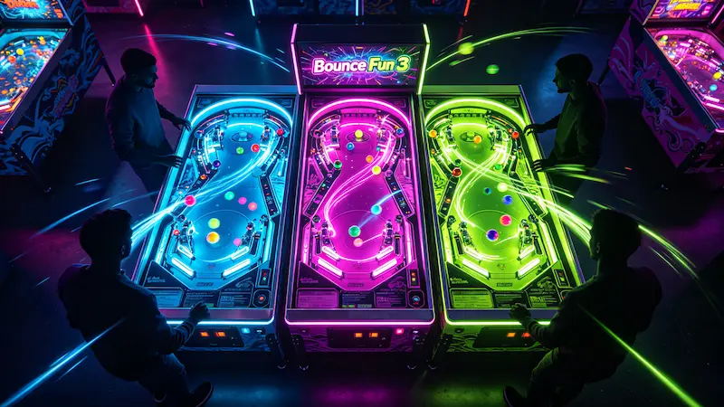 bounce fun 3 player pinball revenue strategy