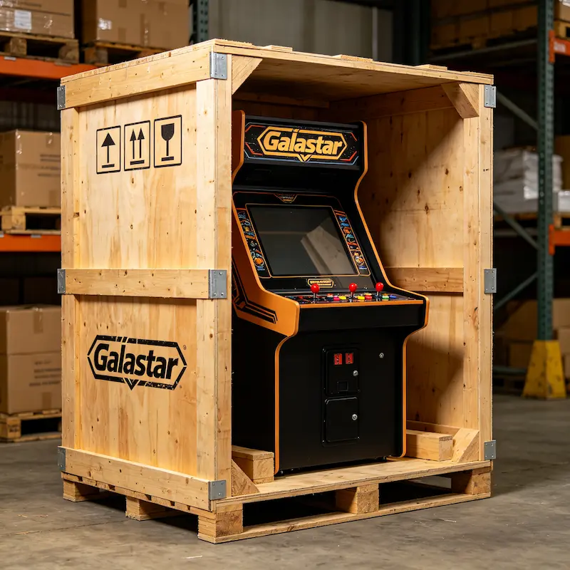 galastar export crating sea freight protection
