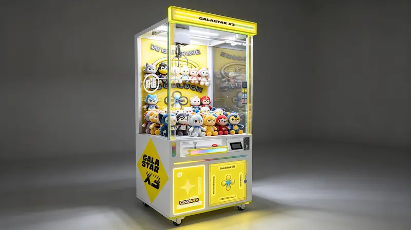 galastar x3 crane plush merchandising